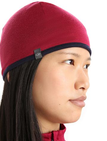 Dámské Klobouky Icebreaker Unisex Merino Pocket Beanie Růžové Tmavě Blankyt | CZ 1459DFMN